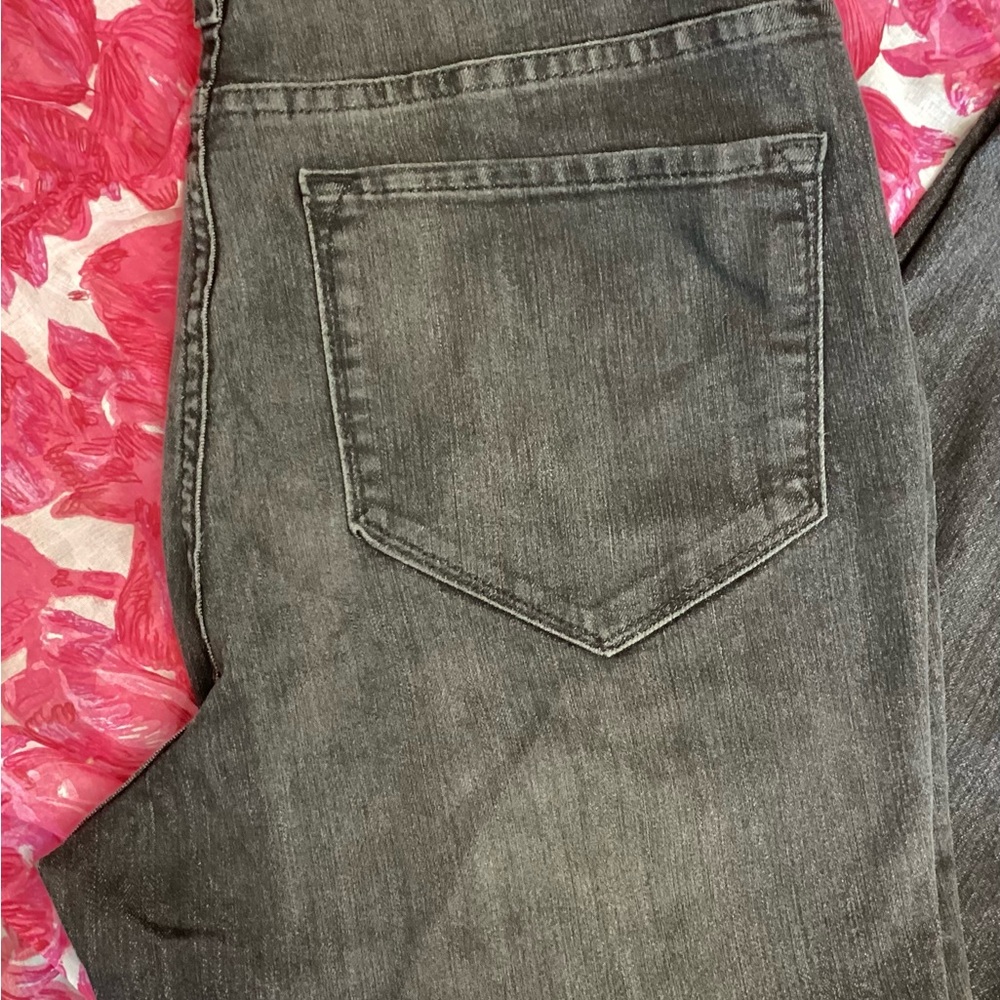 NYDJ Charcoal Denim Jeans 14W - Picture 2 of 8